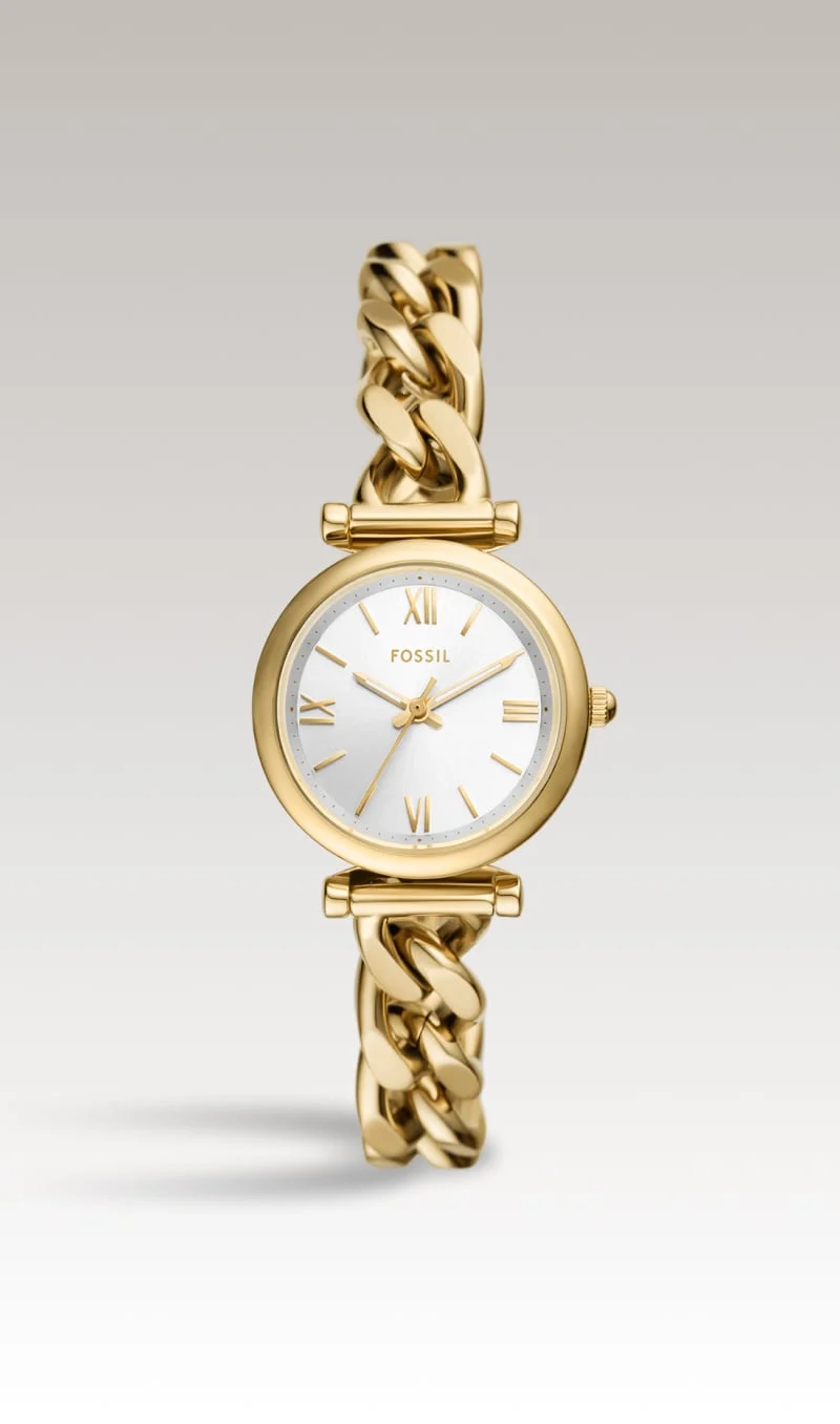 Carlie Three-Hand Rose Gold-Tone Stainless Steel Watch - ES5273